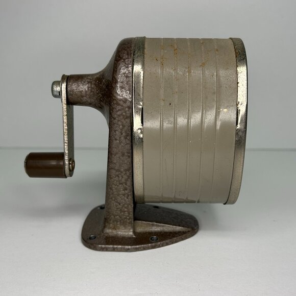 Apsco Chicago Pencil Sharpener Wall Table Mount Vintage - Picture 3 of 6